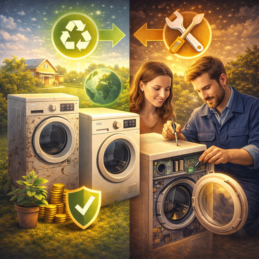 Nachhaltigkeit und Reparierbarkeit bei Haushaltstechnik – langlebige Haushaltsgeräte und Reparatur statt Neukauf